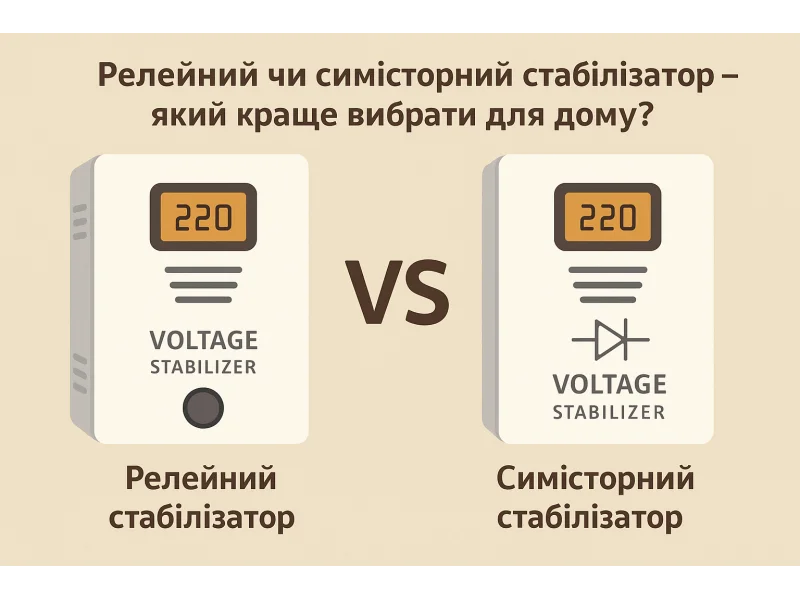 Релейний чи симісторний стабілізатор – який краще вибрати для дому?